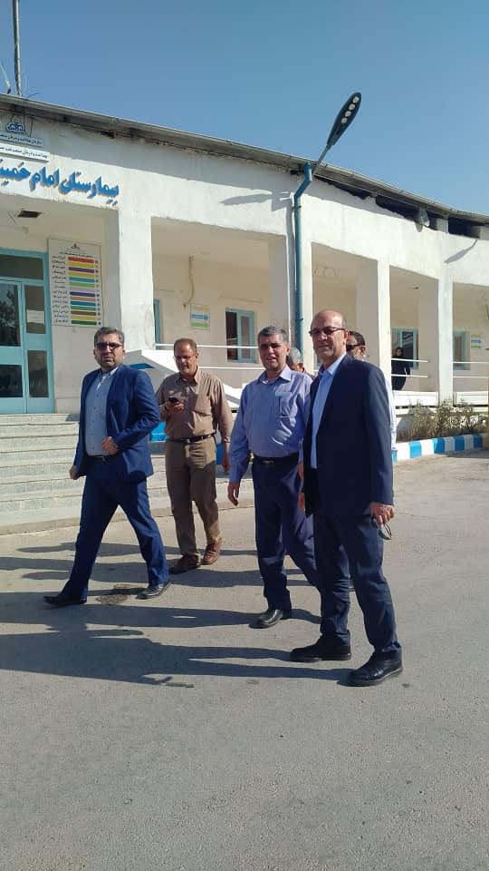بازدید هیئت اعزامی مناطق نفت خیز جنوب از مناطق زلزله زده مسجدسلیمان