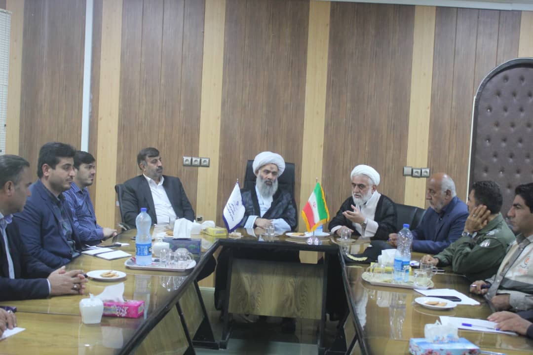 جلسه مدیریت بحران شهرستان مسجدسلیمان با حضور آیت الله فرحانی عضومجلس خبرگان رهبری برگزار شد