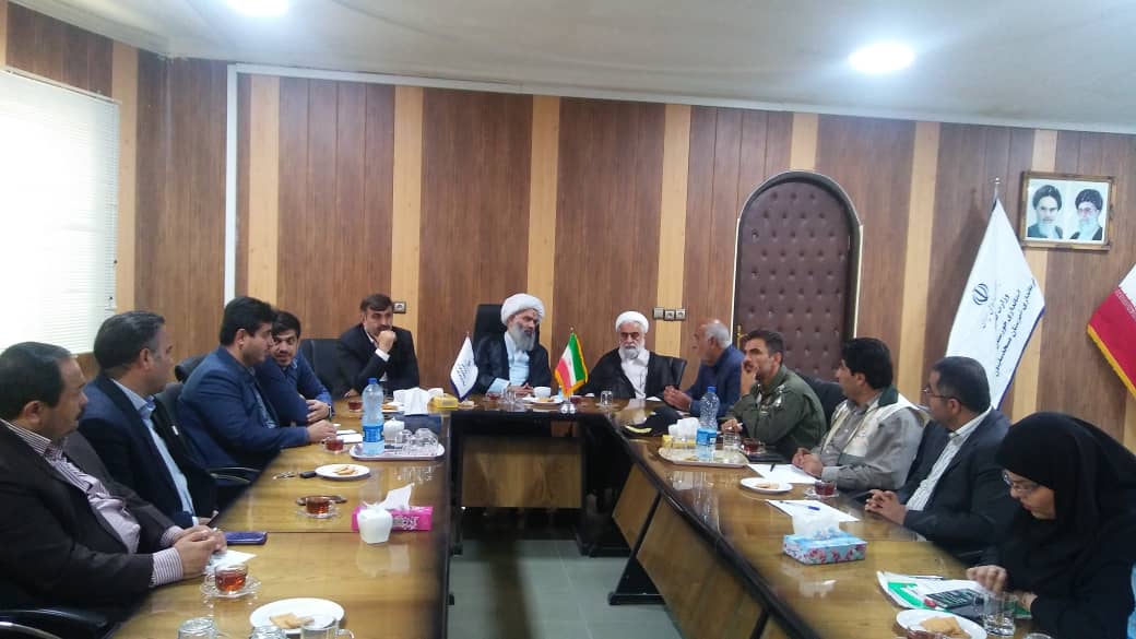 جلسه مدیریت بحران شهرستان مسجدسلیمان با حضور آیت الله فرحانی عضومجلس خبرگان رهبری برگزار شد