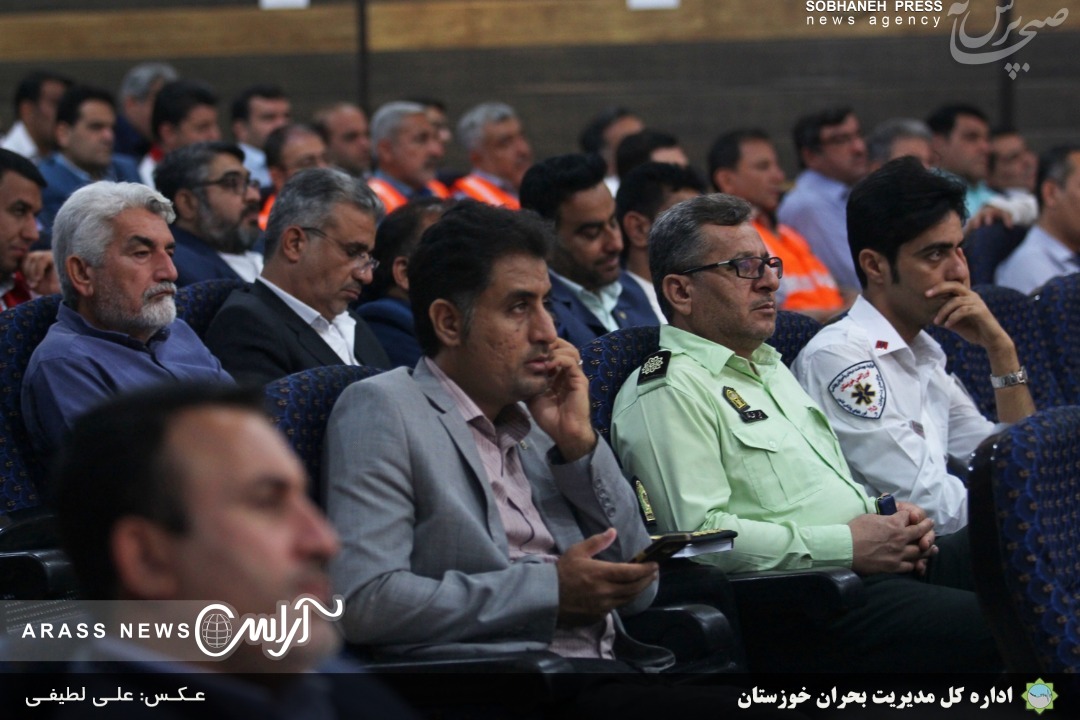 گزارش تصویری/آئین افتتاحیه دوره آموزشی مدیریت جامع سوانح و بلایا باحضور استاندار و معاون استاندار