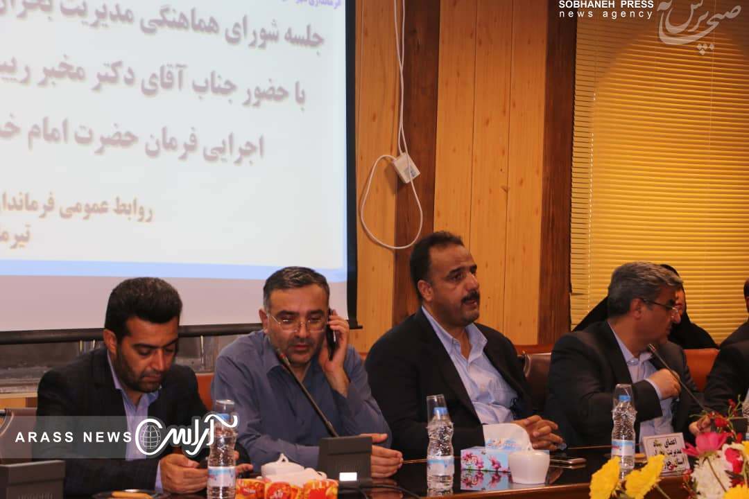 گزارش تصویری / جلسه شورای هماهنگی مدیریت بحران استان خوزستان در مسجد سلیمان