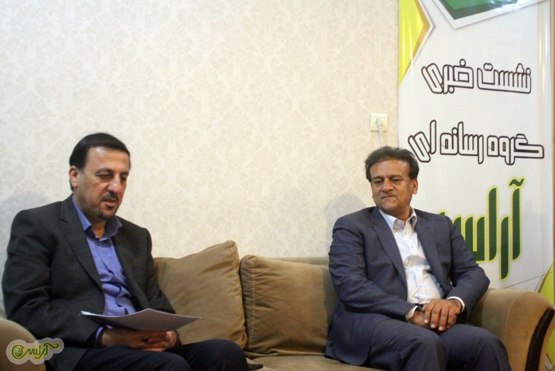 دیدار مدیرعامل شهرک های صنعتی خوزستان با گروه رسانه ای آراس به مناسبت فرا رسیدن روز خبرنگار