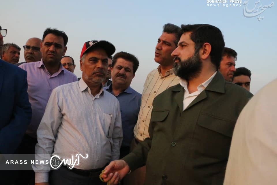 گزارش تصویری / بازدید استاندار خوزستان از کانال بحره