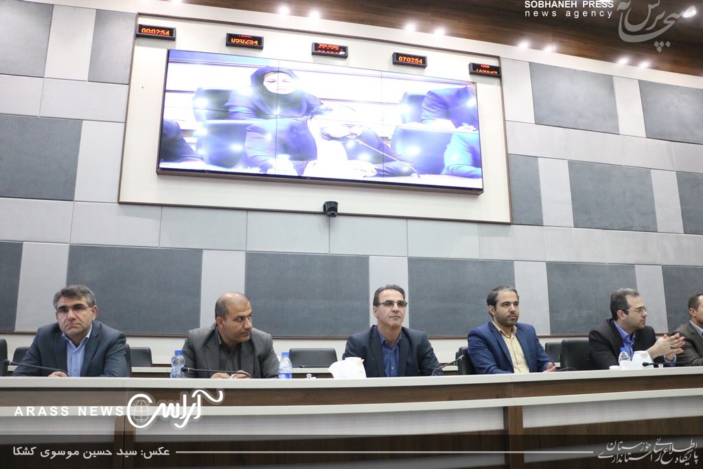 گزارش تصویری / جلسه ستاد بازسازی مناطق سیل زده با حضور استاندار خوزستان