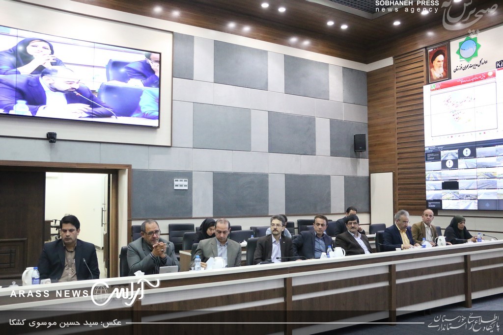 گزارش تصویری / جلسه ستاد بازسازی مناطق سیل زده با حضور استاندار خوزستان