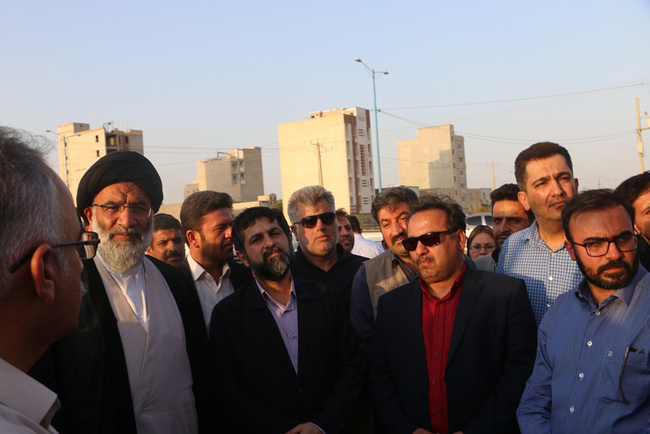 کلنگ‌زنی ۴ پروژه فاضلاب در اهواز با حضور استاندار