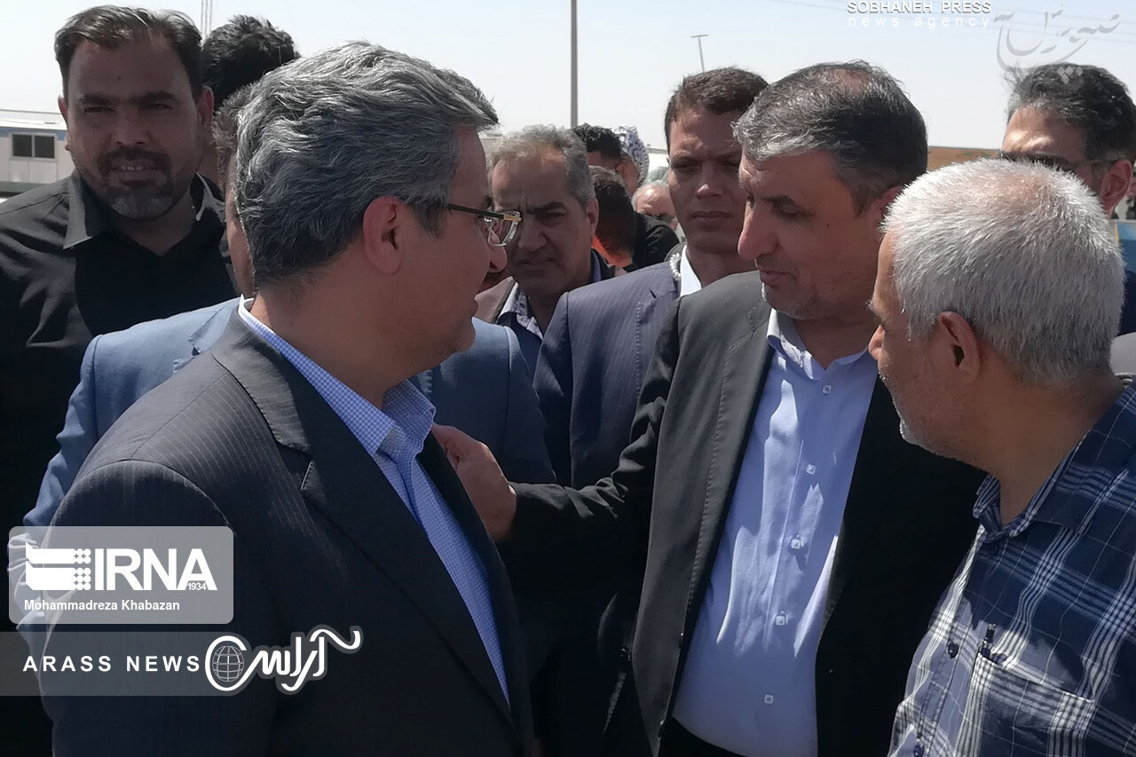 بازدید وزیر راه و شهرسازی از پایانه مرزی چذابه