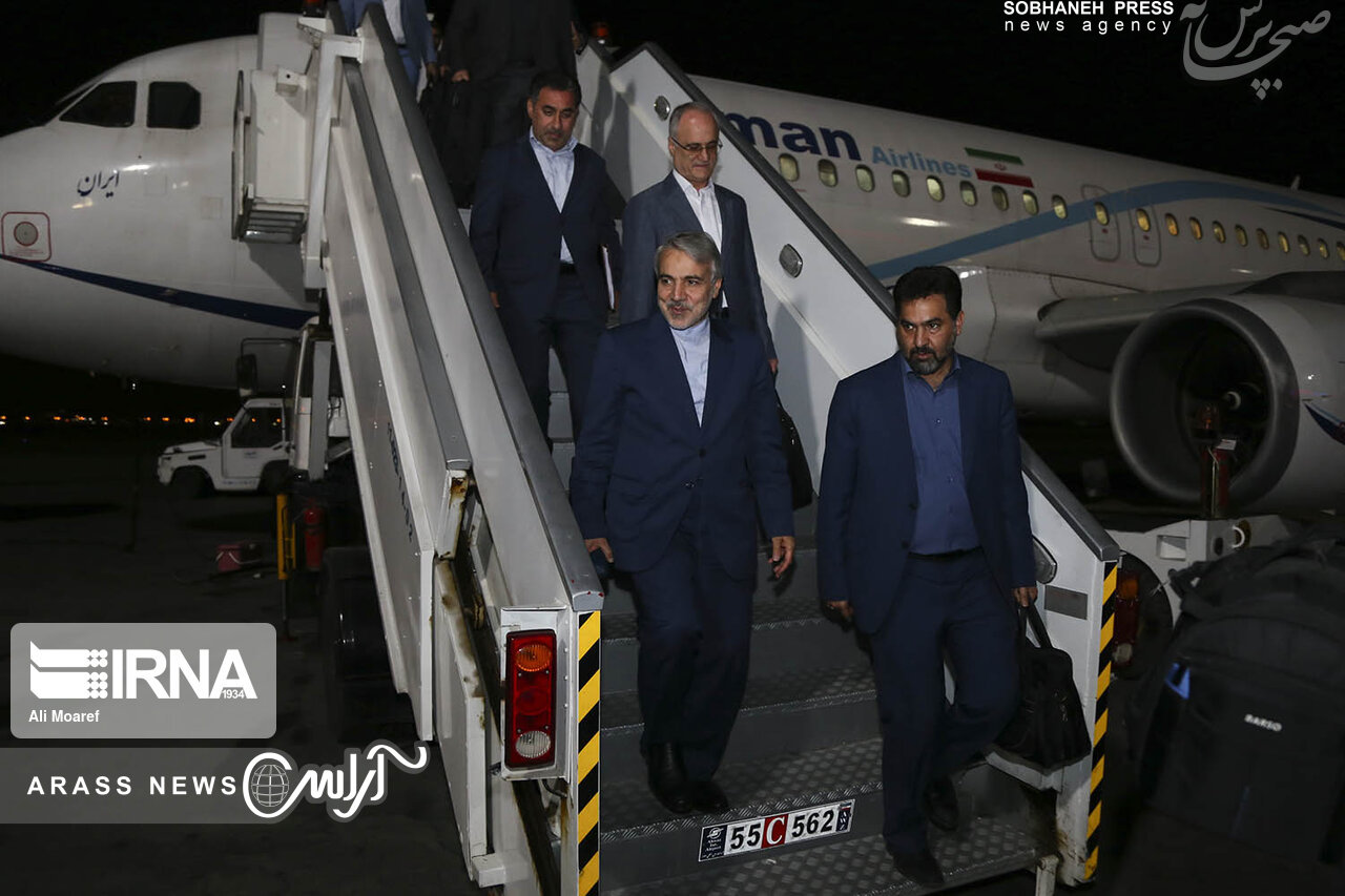 گزارش تصویری / ورود رئیس سازمان برنامه و بودجه کشور به استان خوزستان