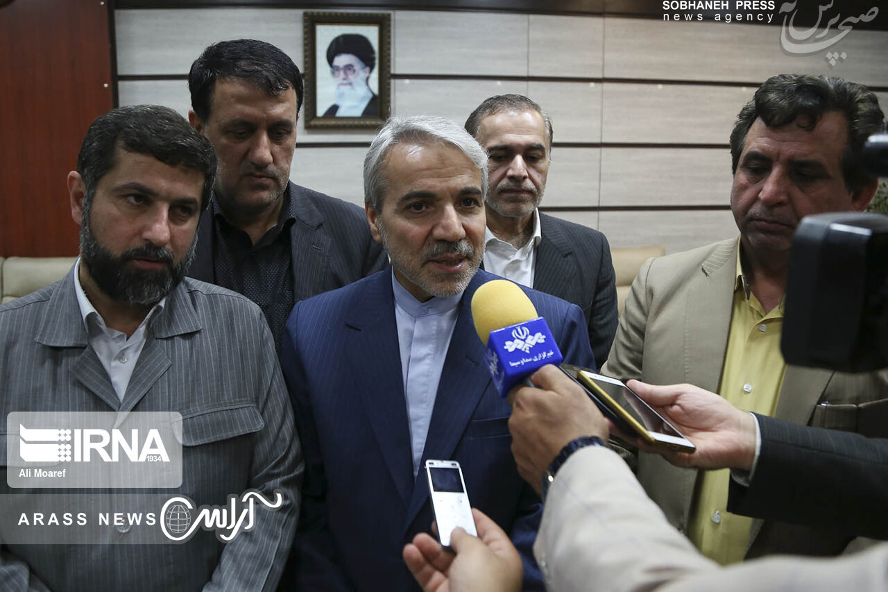 گزارش تصویری / ورود رئیس سازمان برنامه و بودجه کشور به استان خوزستان