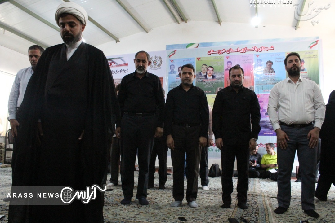 گزارش تصویری/ بازدید موسی شاعری شهردار کلانشهر اهواز از مواکب حسینی در مرز چذابه