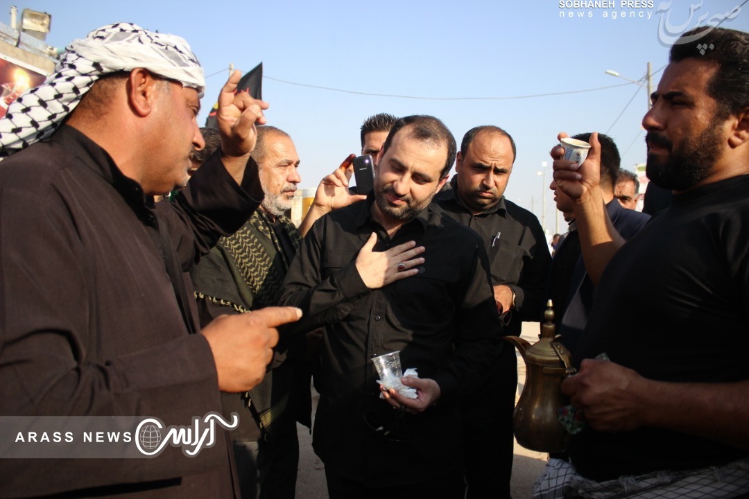 گزارش تصویری/ بازدید موسی شاعری شهردار کلانشهر اهواز از مواکب حسینی در مرز چذابه