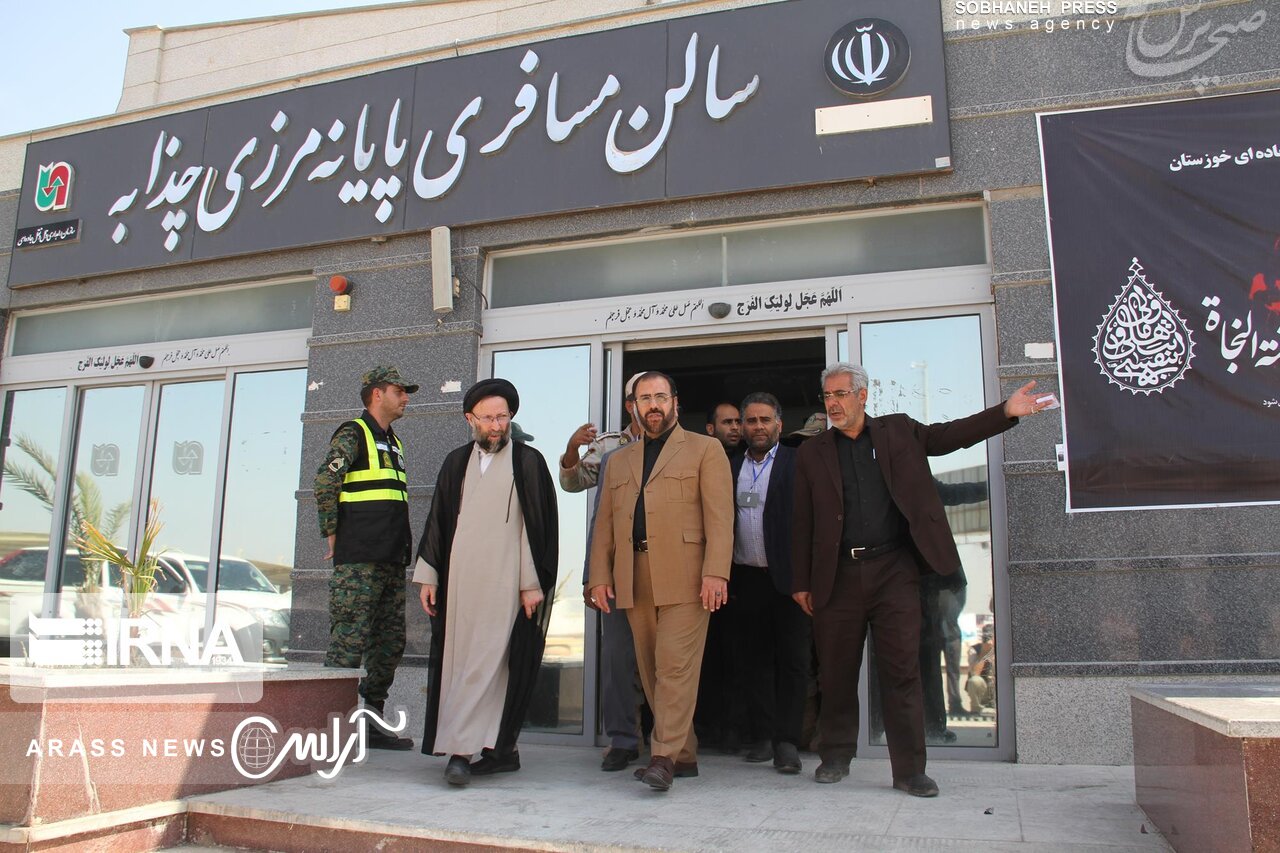 گزارش تصویری/ بازدید معاون پارلمانی رئیس جمهوری از خدمت‌رسانی به زائران در مرز چذابه