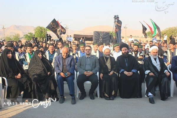 گزارش تصویری/ در شهرستان مسجدسلیمان آئین کتل بندون همراه با رونمایی از مافگه و یادمان امام حسین (ع)برگزارشد.