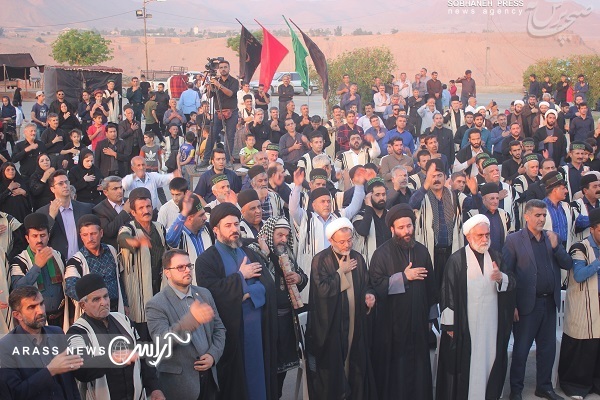 گزارش تصویری/ در شهرستان مسجدسلیمان آئین کتل بندون همراه با رونمایی از مافگه و یادمان امام حسین (ع)برگزارشد.