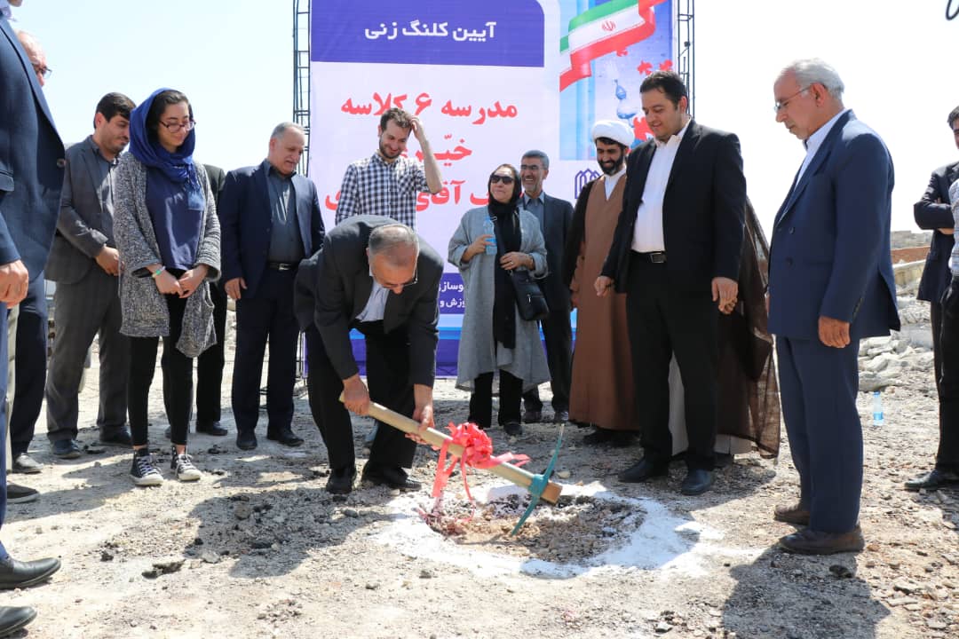 چهار مدرسه خیرساز در مسجدسلیمان کلنگ زنی شد