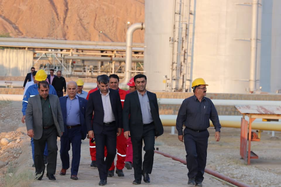 بازدید مدیرعامل شرکت ملی مناطق نفت خیز جنوب از تاسیسات نفت و گاز کرنج