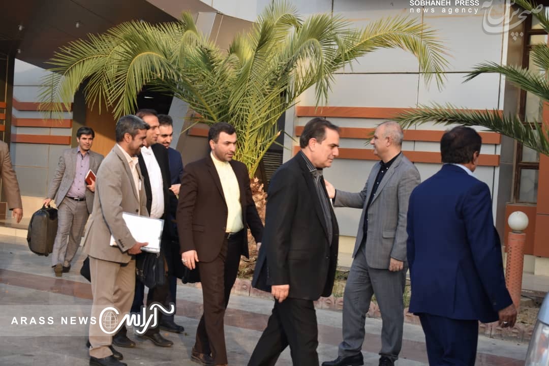 گزارش تصویری/ بازدید دکتر بابک دین پرست معاون هماهنگی امور اقتصادی وزارت کشور از طرح های آب و فاضلاب و مترو اهواز