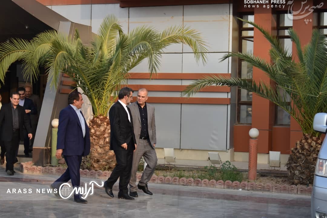 گزارش تصویری/ بازدید دکتر بابک دین پرست معاون هماهنگی امور اقتصادی وزارت کشور از طرح های آب و فاضلاب و مترو اهواز