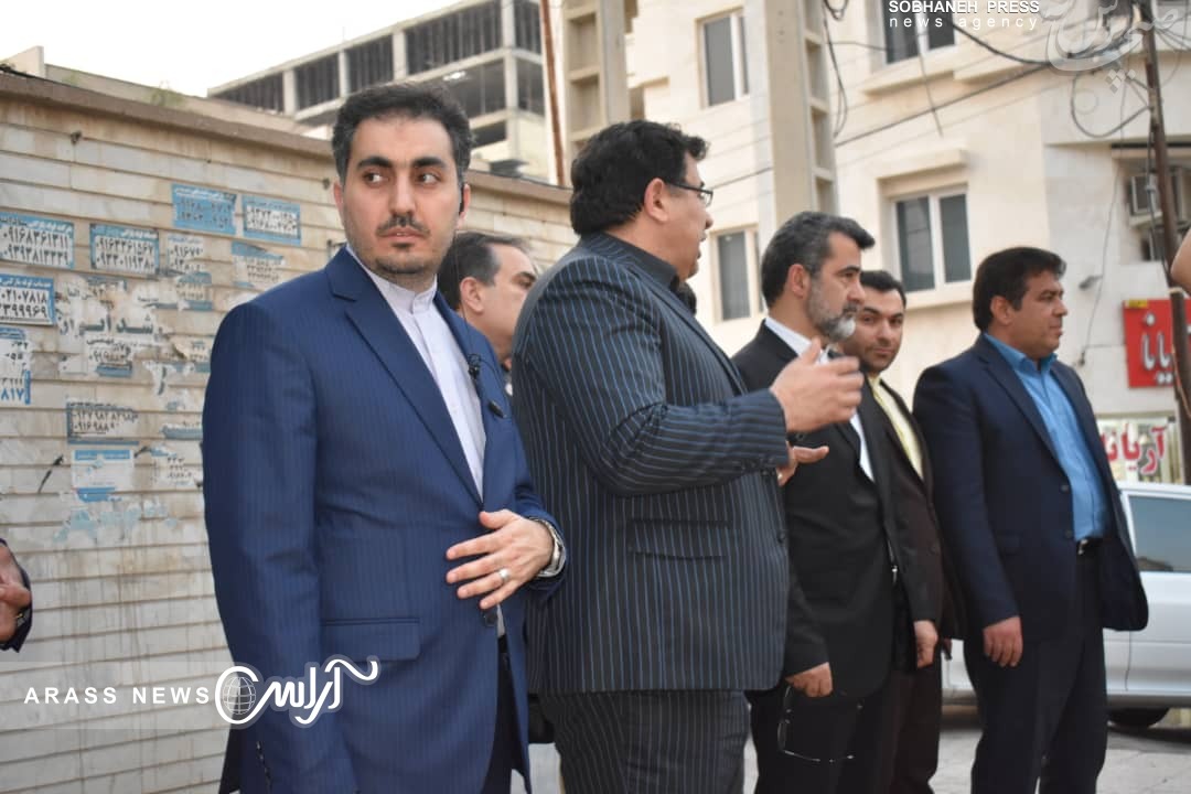 گزارش تصویری/ بازدید دکتر بابک دین پرست معاون هماهنگی امور اقتصادی وزارت کشور از طرح های آب و فاضلاب و مترو اهواز