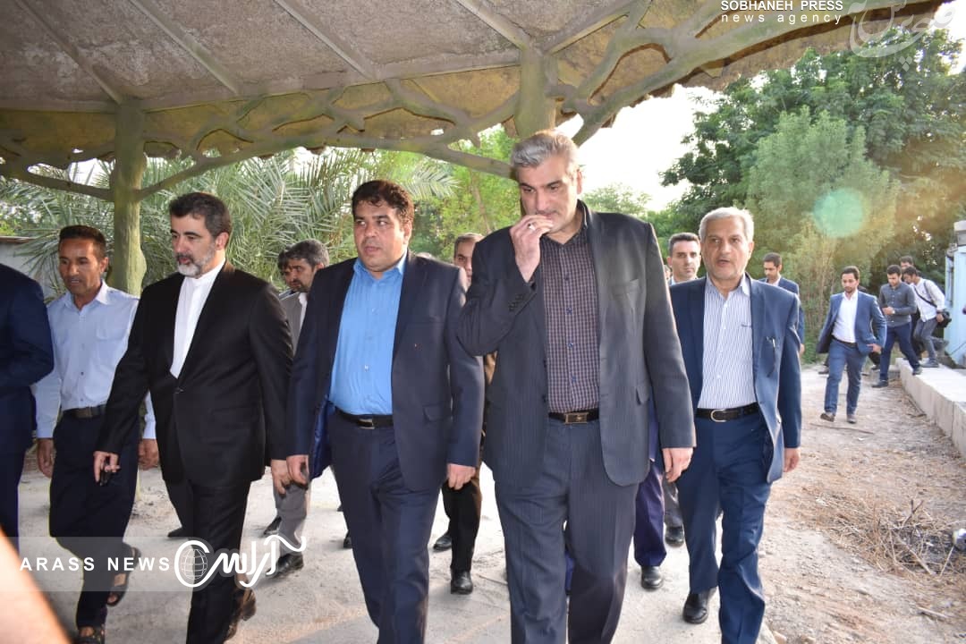 گزارش تصویری/ بازدید دکتر بابک دین پرست معاون هماهنگی امور اقتصادی وزارت کشور از طرح های آب و فاضلاب و مترو اهواز