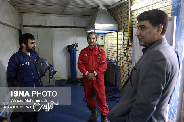 گزارش تصویری/ بازدید مدیر پشتیبانی ساخت و تامین کالای شرکت ملی نفت ایران از خط تولید مته حفاری جهاد دانشگاهی