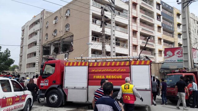 انفجار گاز در کوروش اهواز ۳ مصدوم بر جای گذاشت