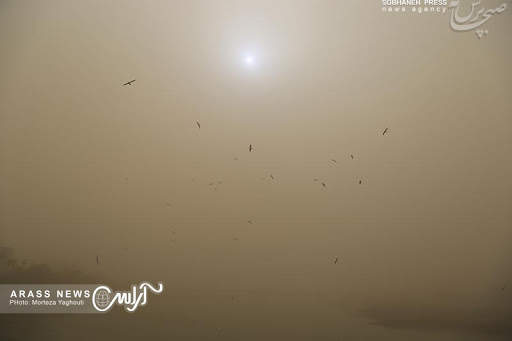 خاک همسایه در آسمان خوزستان